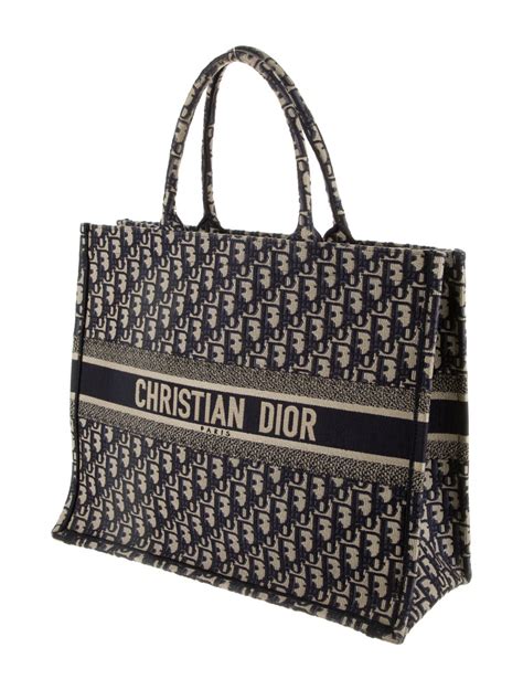 christian dior blue tote bag|original christian dior tote bag.